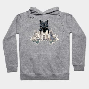 Cat Pet Animal Beauty Nature City Discovery Hoodie